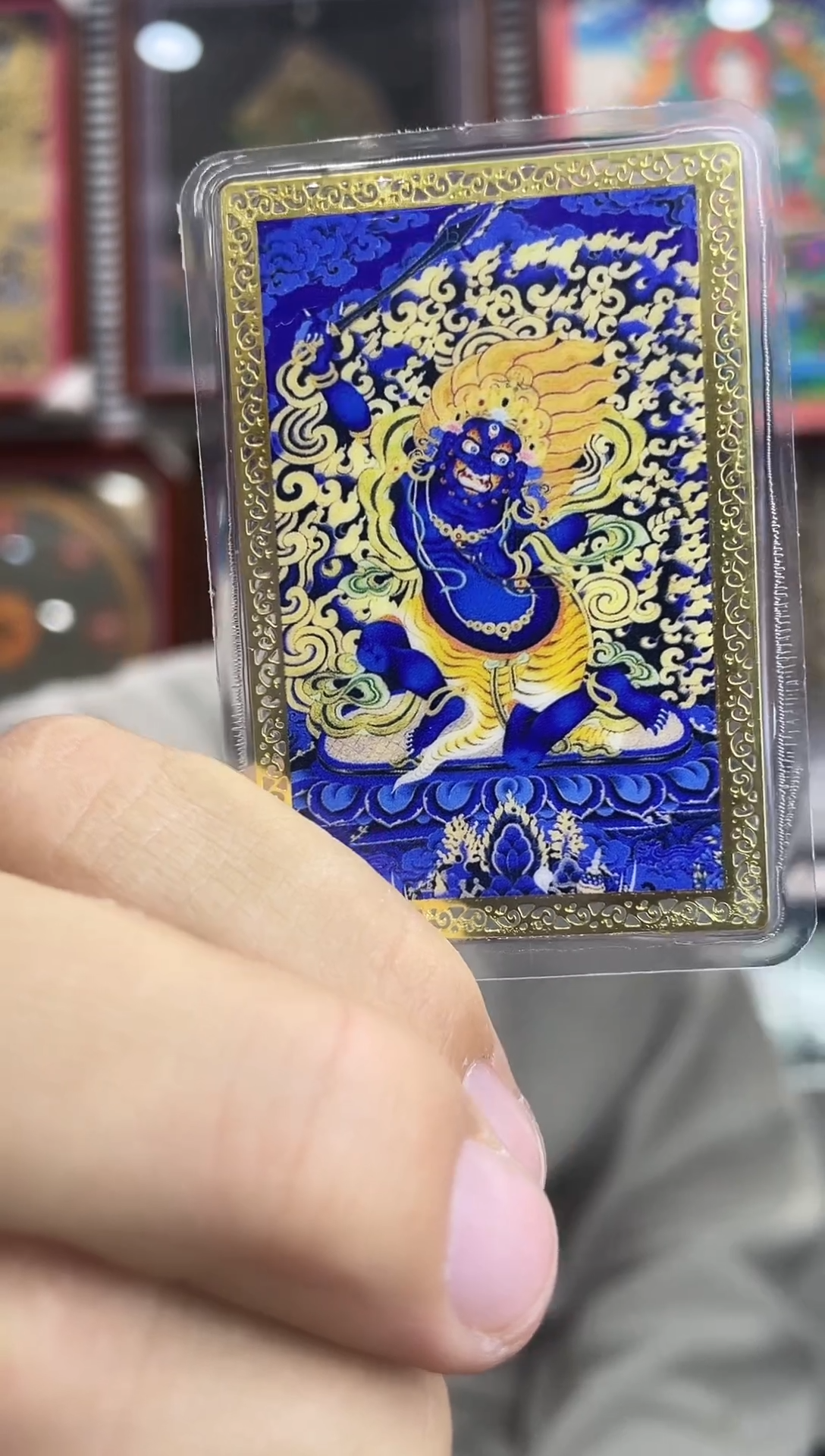 吊坠不动 手机贴