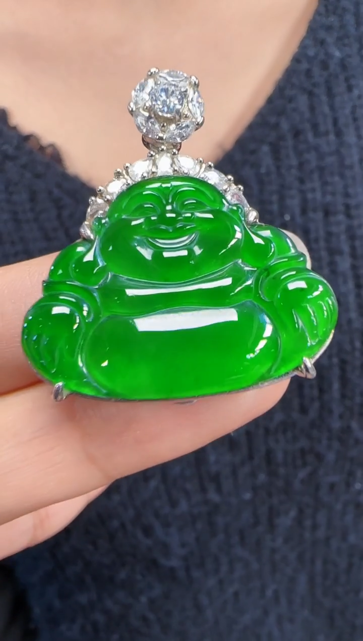 未镶嵌定制翡翠翡翠吊坠102