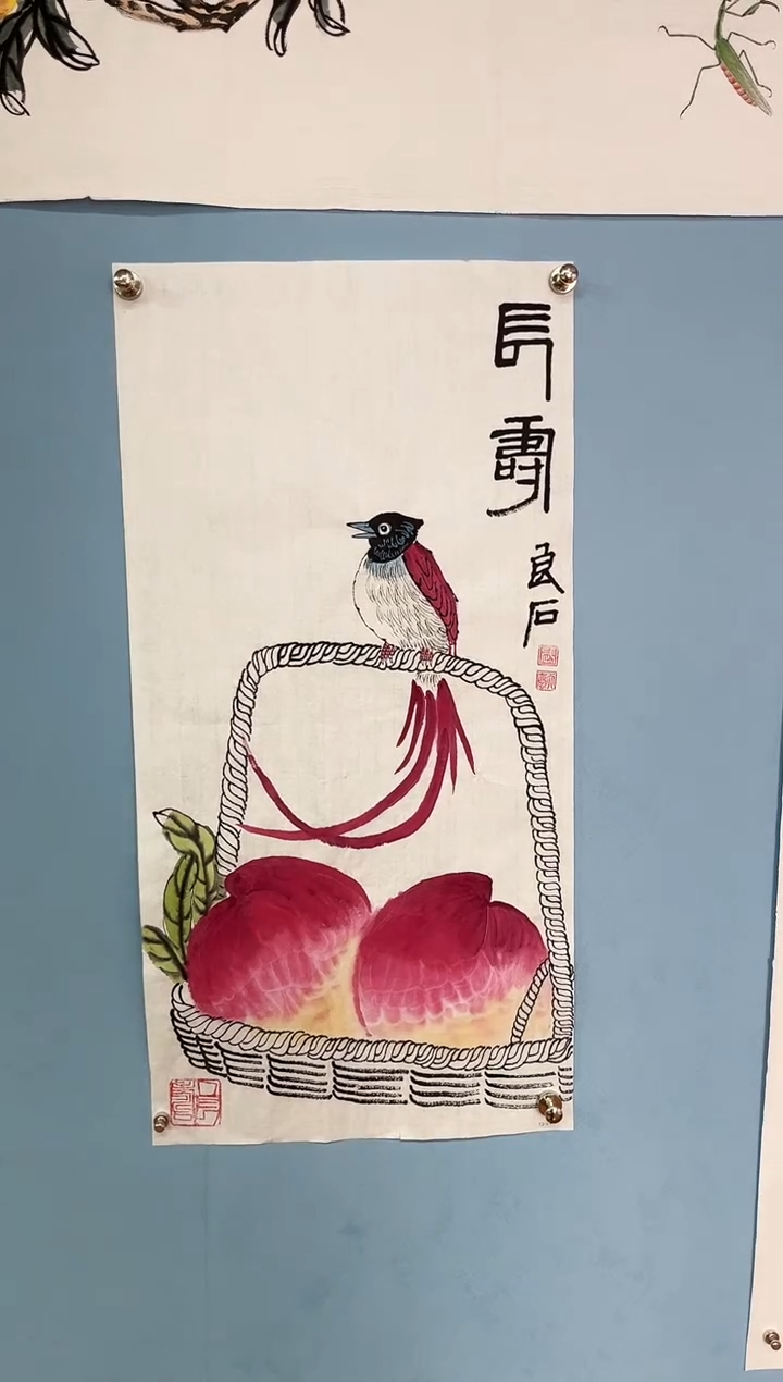 【闪购商品】国画武天庆老师寿桃