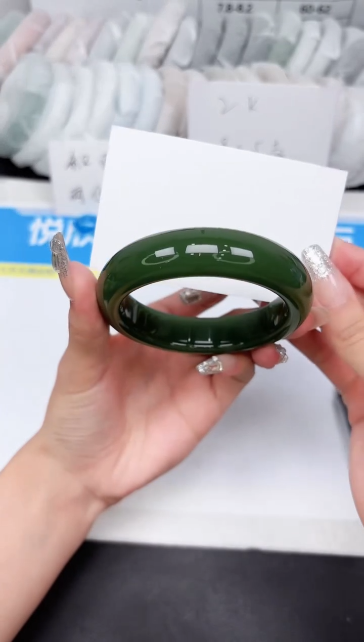 石英质玉手镯未镶嵌V21-58.4