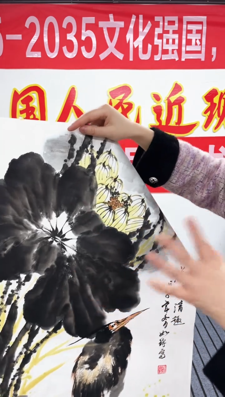 精品国画花鸟作品