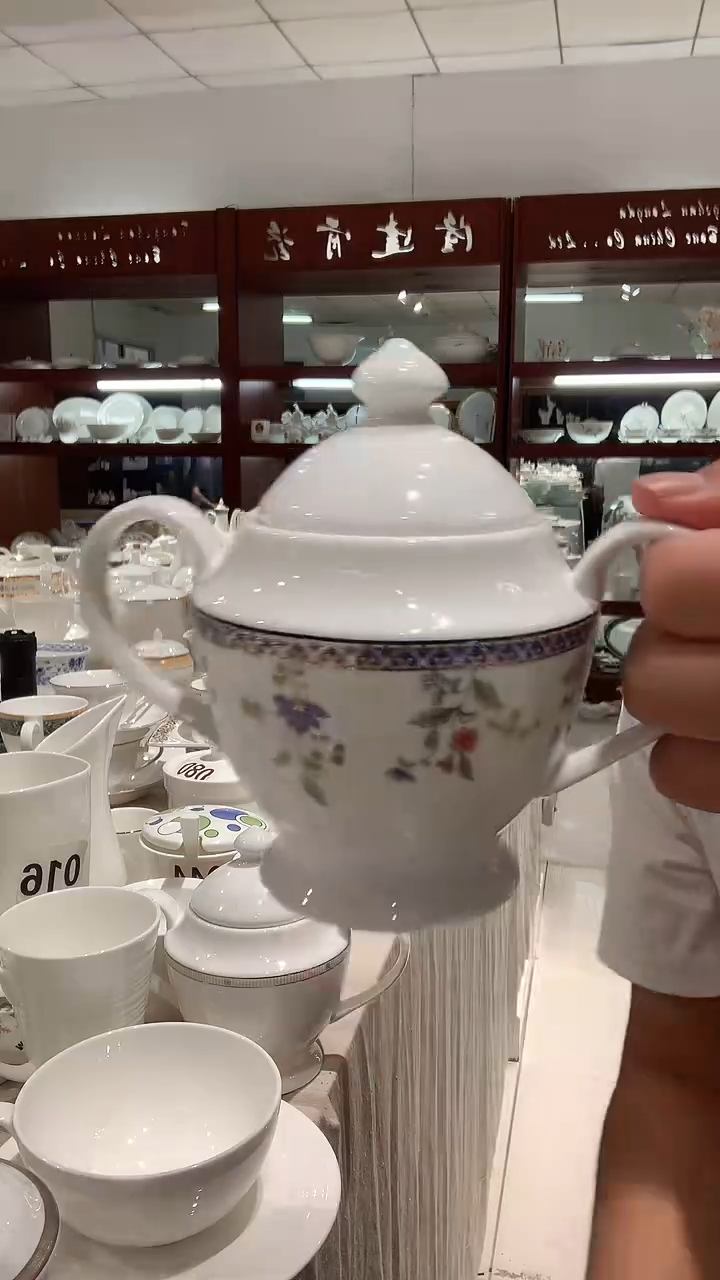双耳糖缸福利款隆达骨瓷1