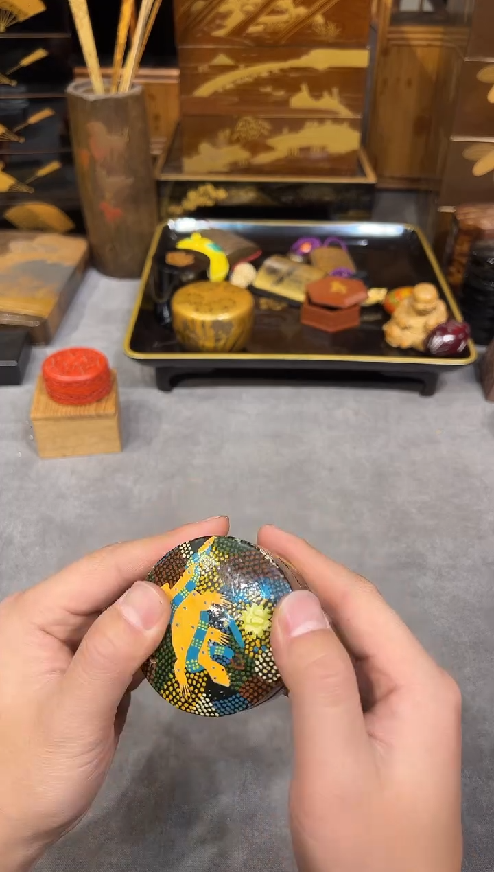 蒟匠香盒大漆漆器大漆漆器