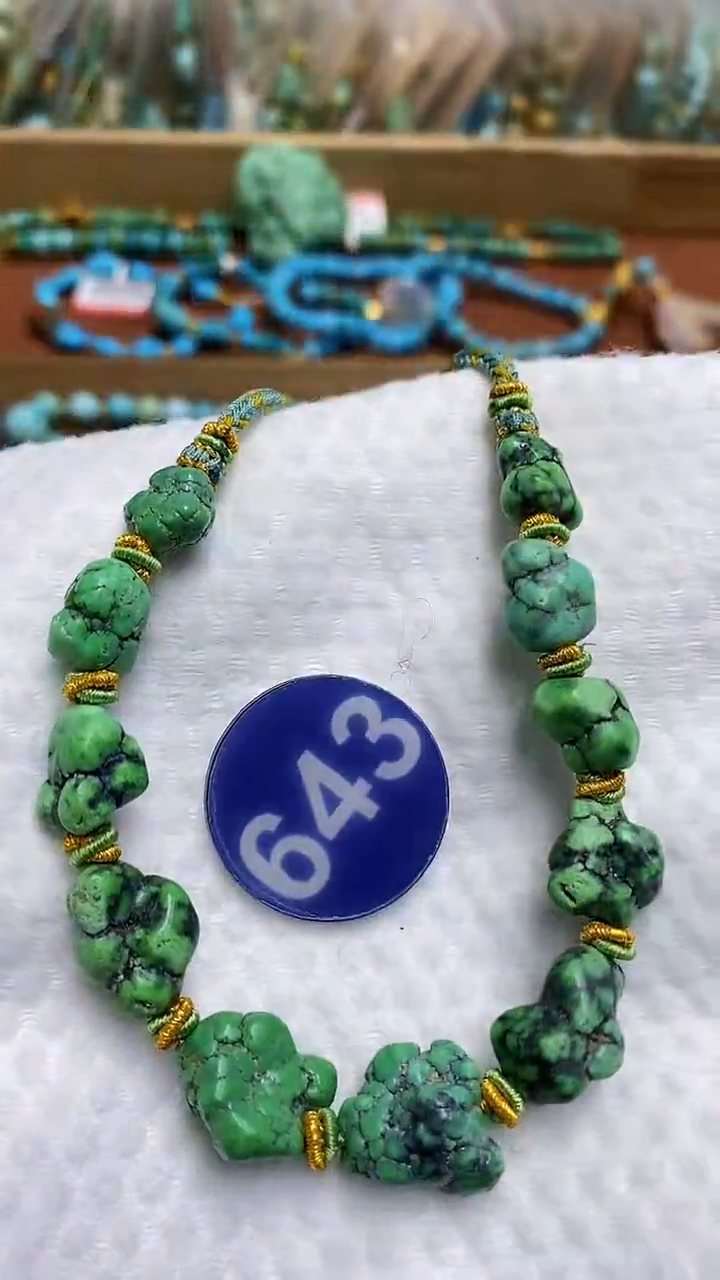 【闪购商品】绿松石项链未镶嵌643