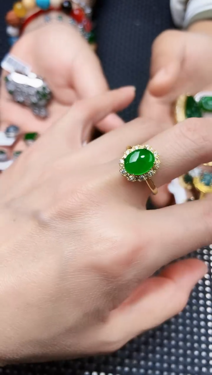 【闪购商品】翡翠戒指未镶嵌11111111111