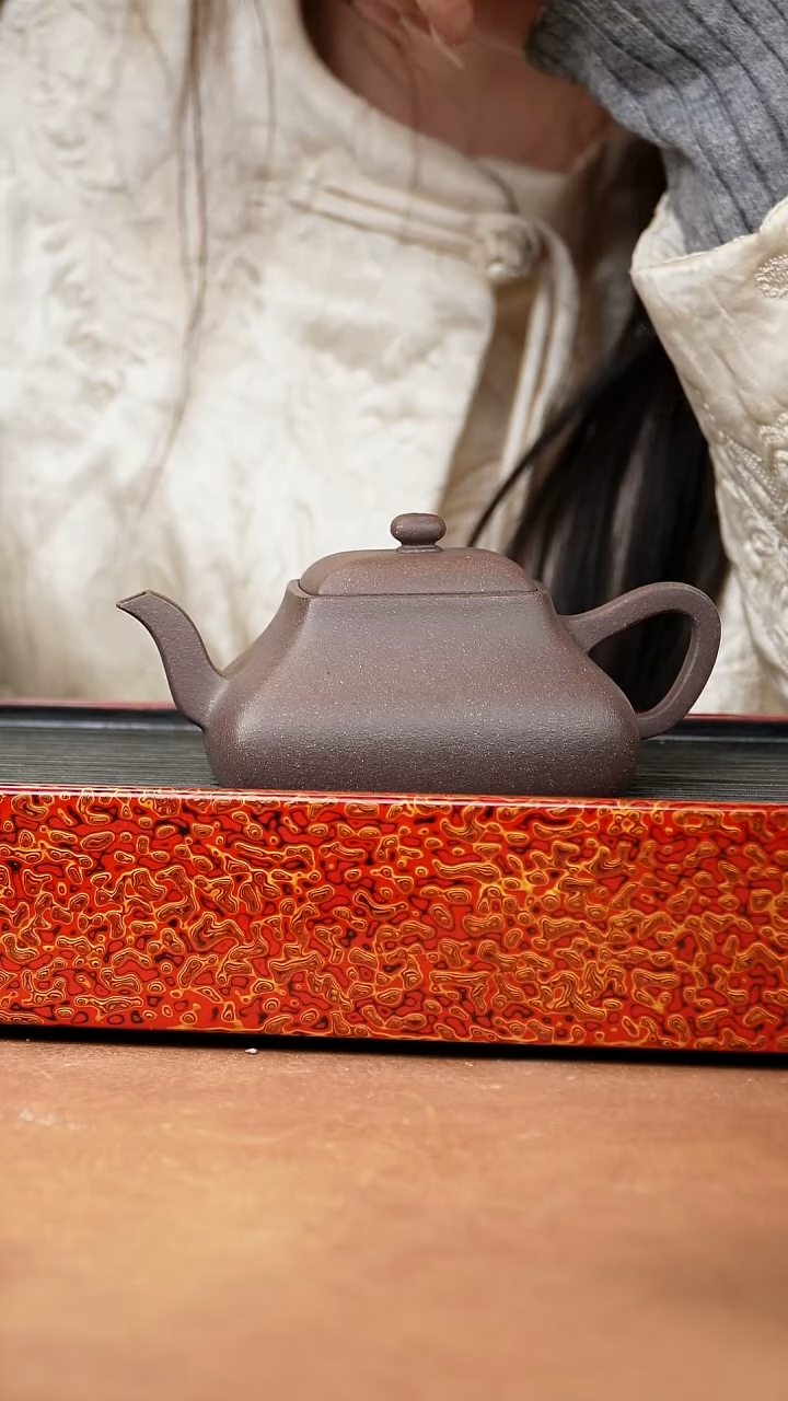 【闪购商品】紫砂紫砂壶风流宰相青灰紫泥九思堂自营150cc