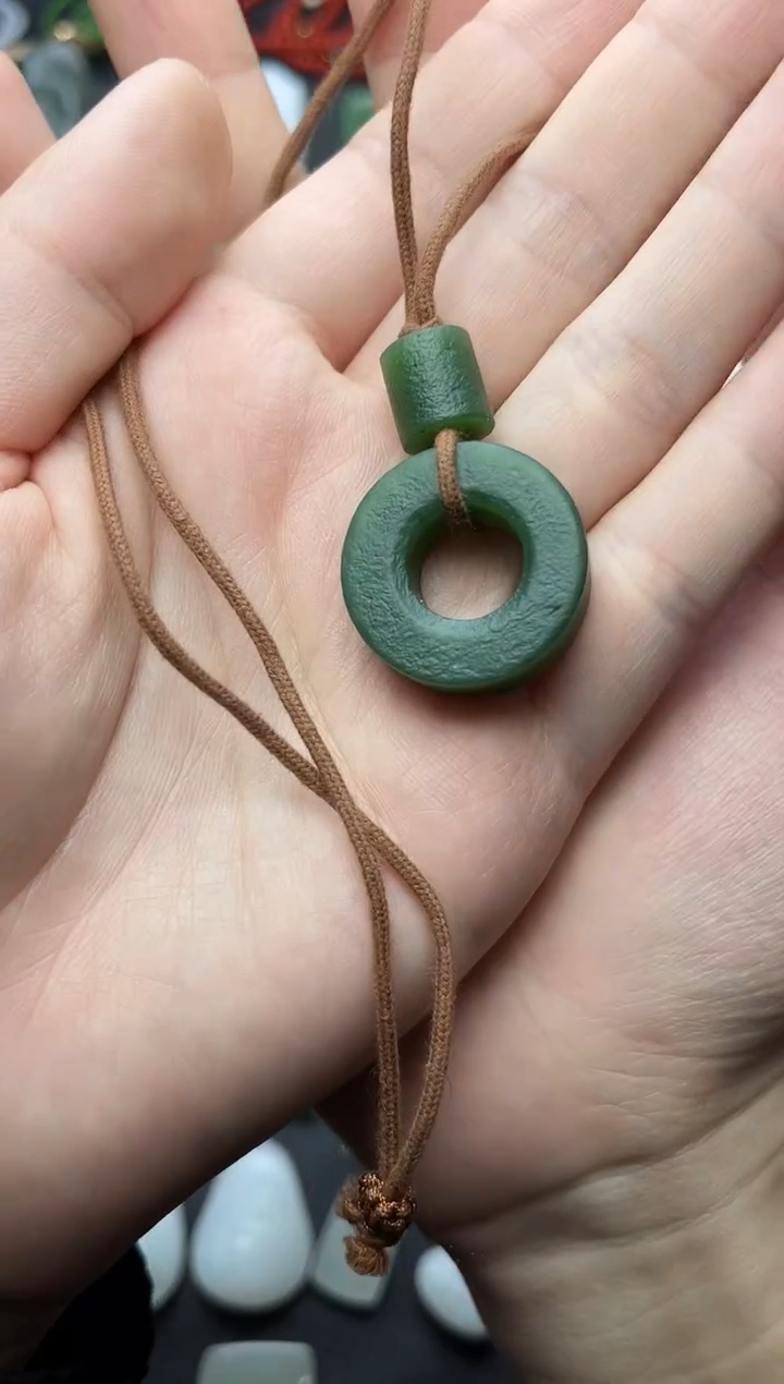 颈饰未镶嵌和田玉甜甜圈06