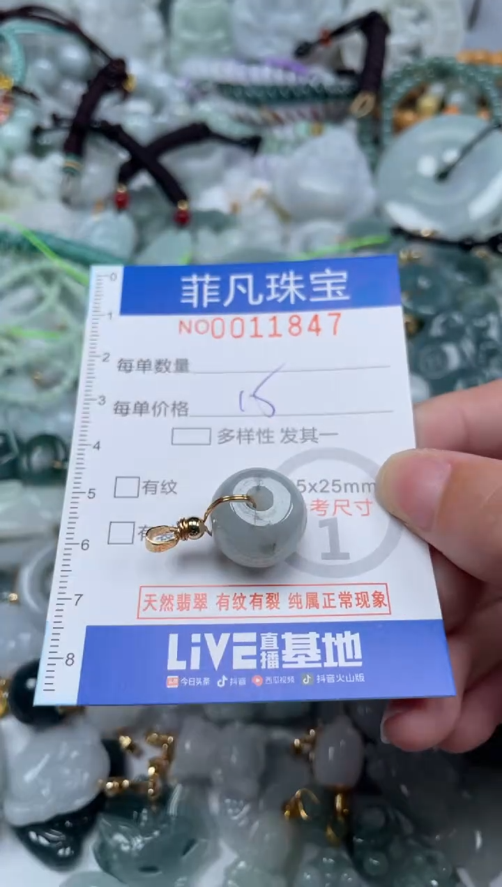 颈饰未镶嵌翡翠11847