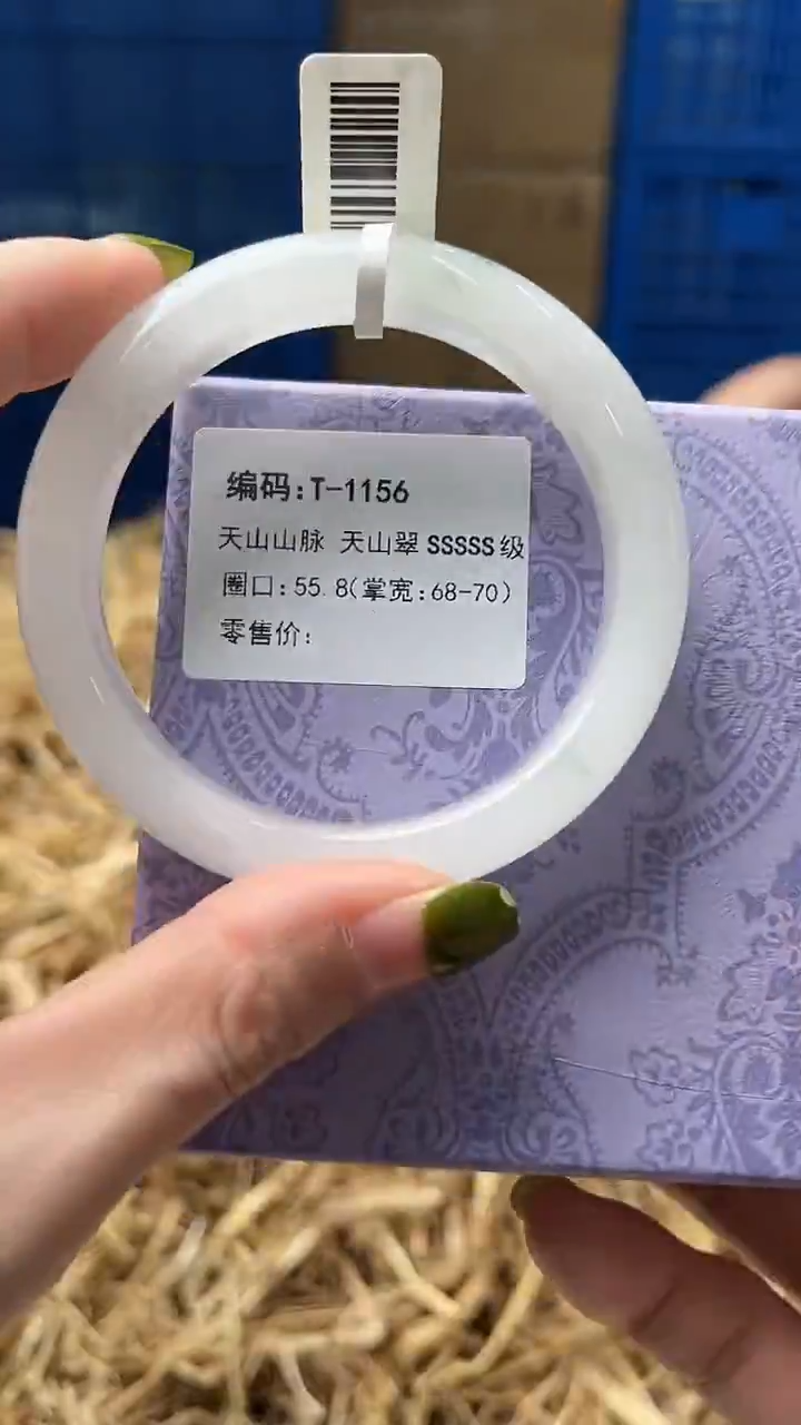 未镶嵌手镯石英质玉T1156