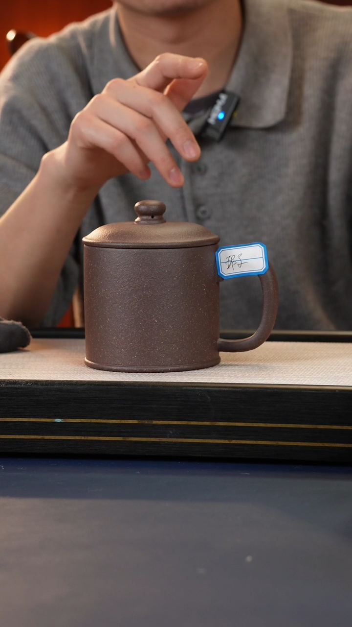 【闪购商品】紫砂茶杯微瑕大水谭紫泥手工研磨
