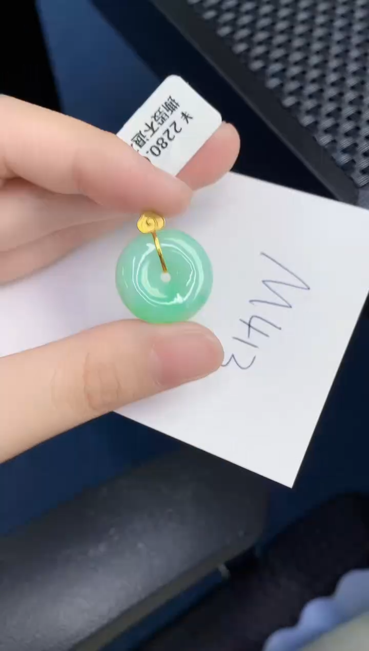 【闪购商品】翡翠颈饰18K金镶嵌000000000
