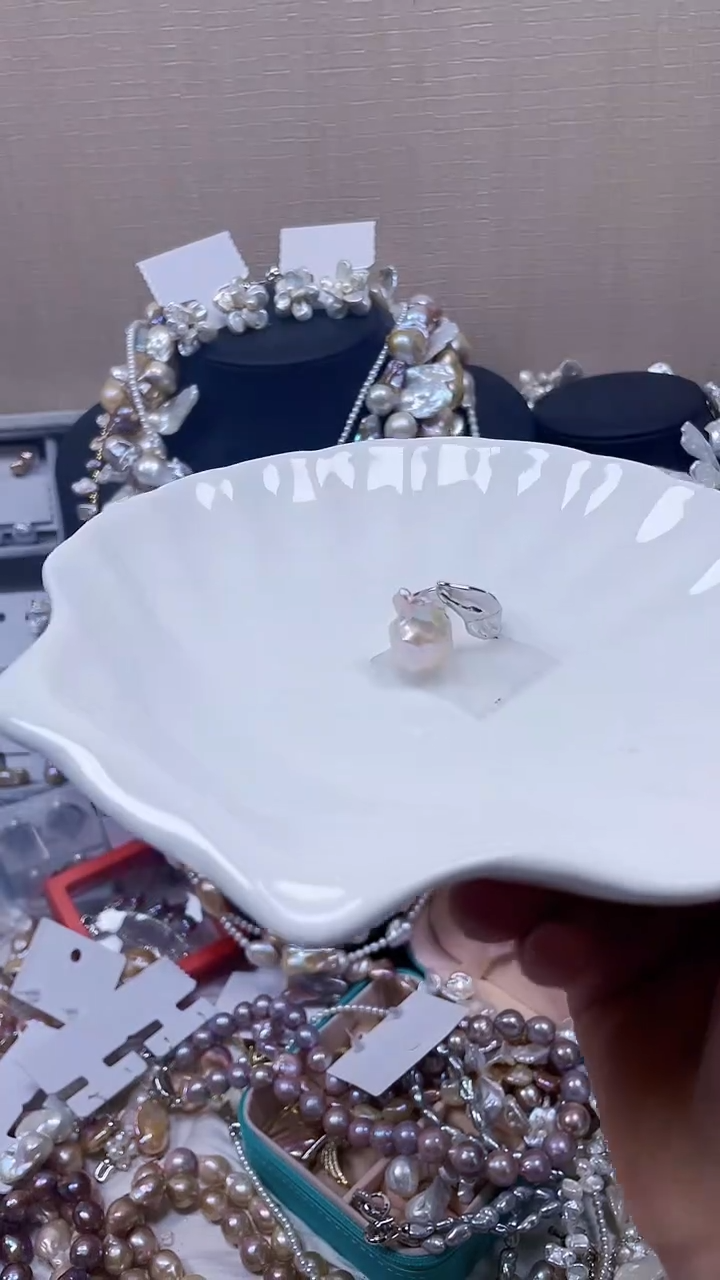 未镶嵌戒指淡水珍珠【纯恬饰品】