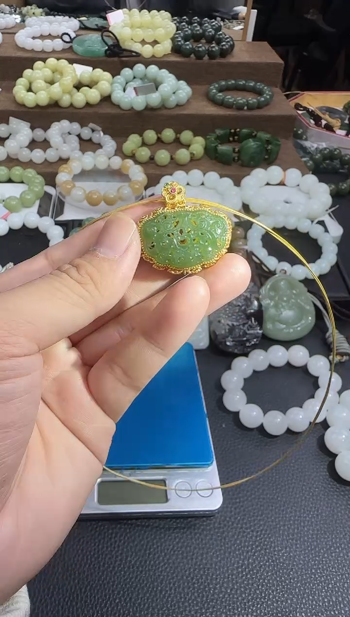 【闪购商品】和田玉（糖玉）颈饰未镶嵌和田玉