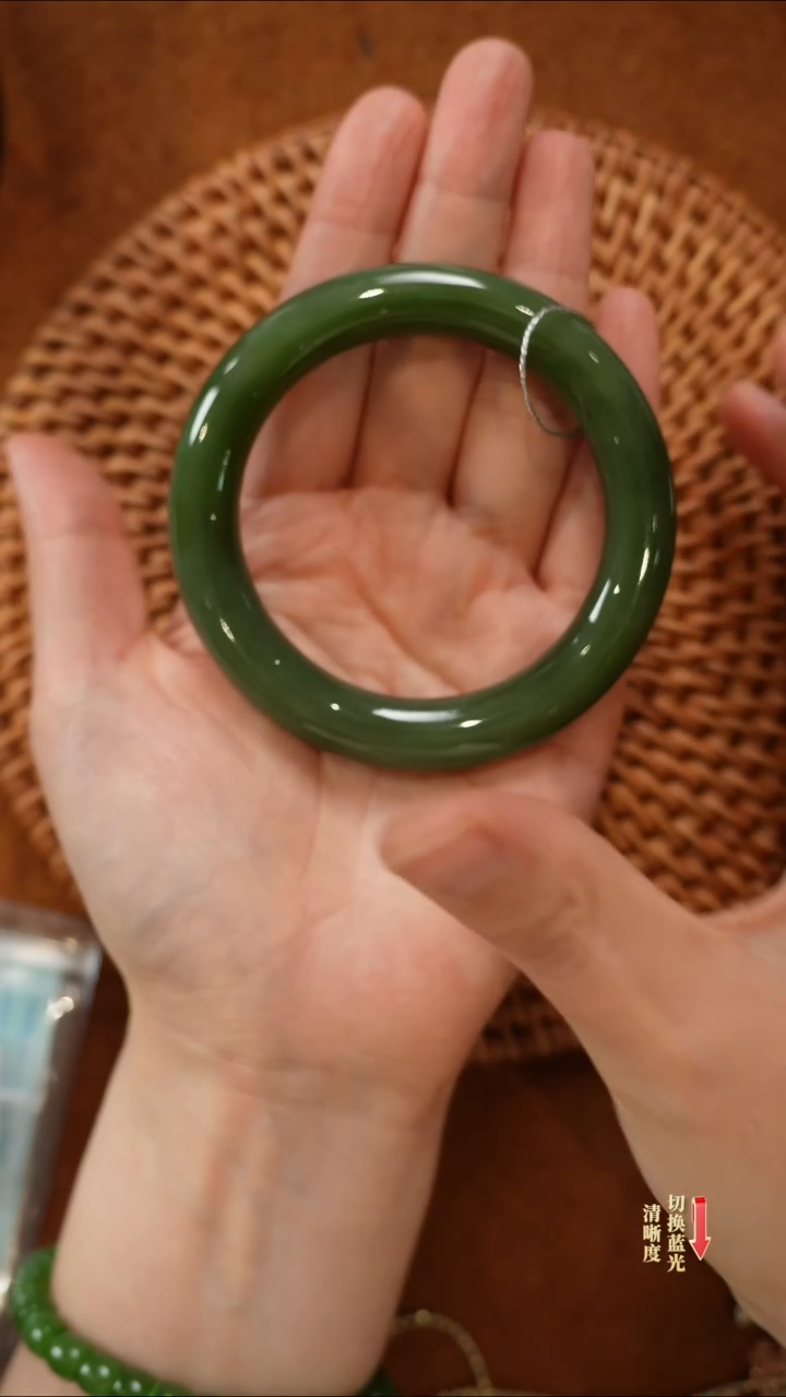 【闪购商品】和田玉手镯未镶嵌0204-029（54圈口）