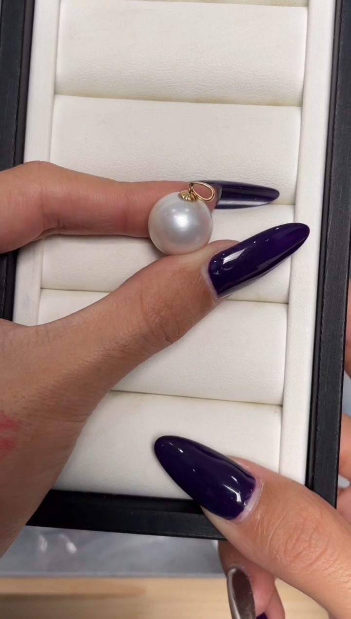 【闪购商品】淡水珍珠颈饰银S925镶嵌淡水