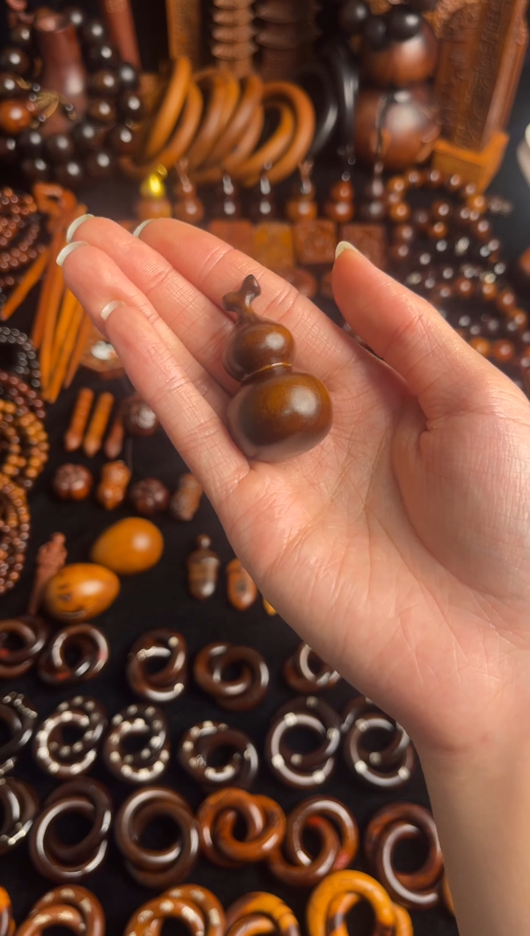 枣木雷击枣木玉化葫芦4公分