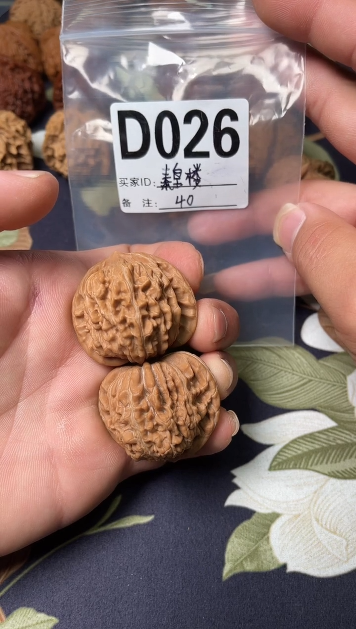 吊坠文玩核桃40秦皇楼 026