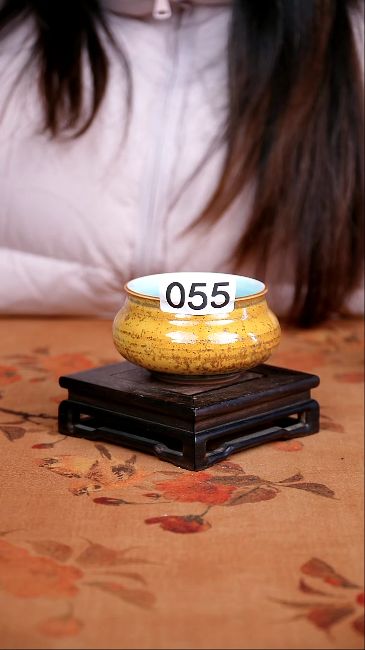 全品钧瓷茶器摆件
