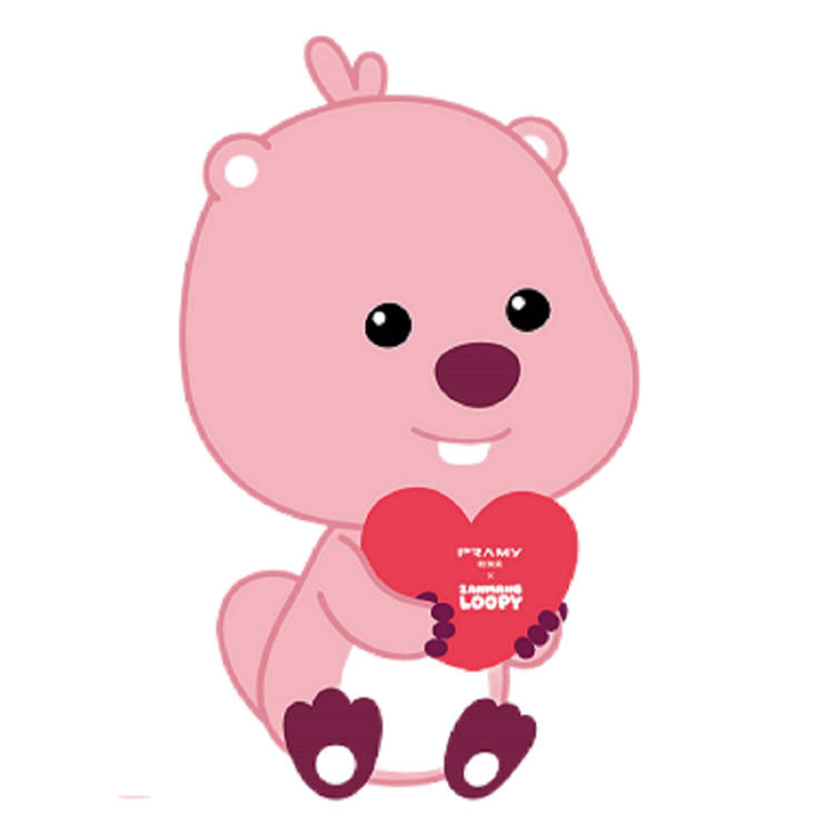 PRAMY/柏瑞美loopy联名款手持镜便携居家旅行携带