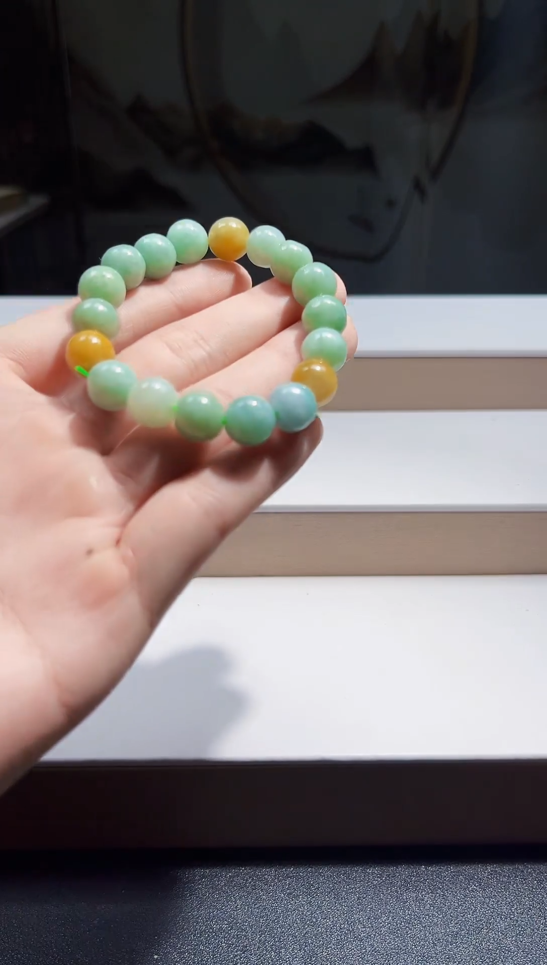 未镶嵌定制翡翠手串