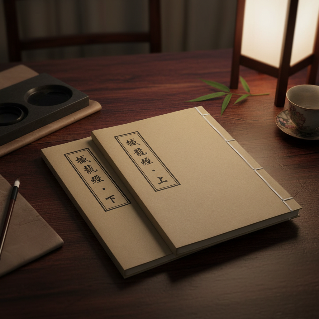 《撼龙经上下册》2本 手工线装 民间收藏 实用学习文化