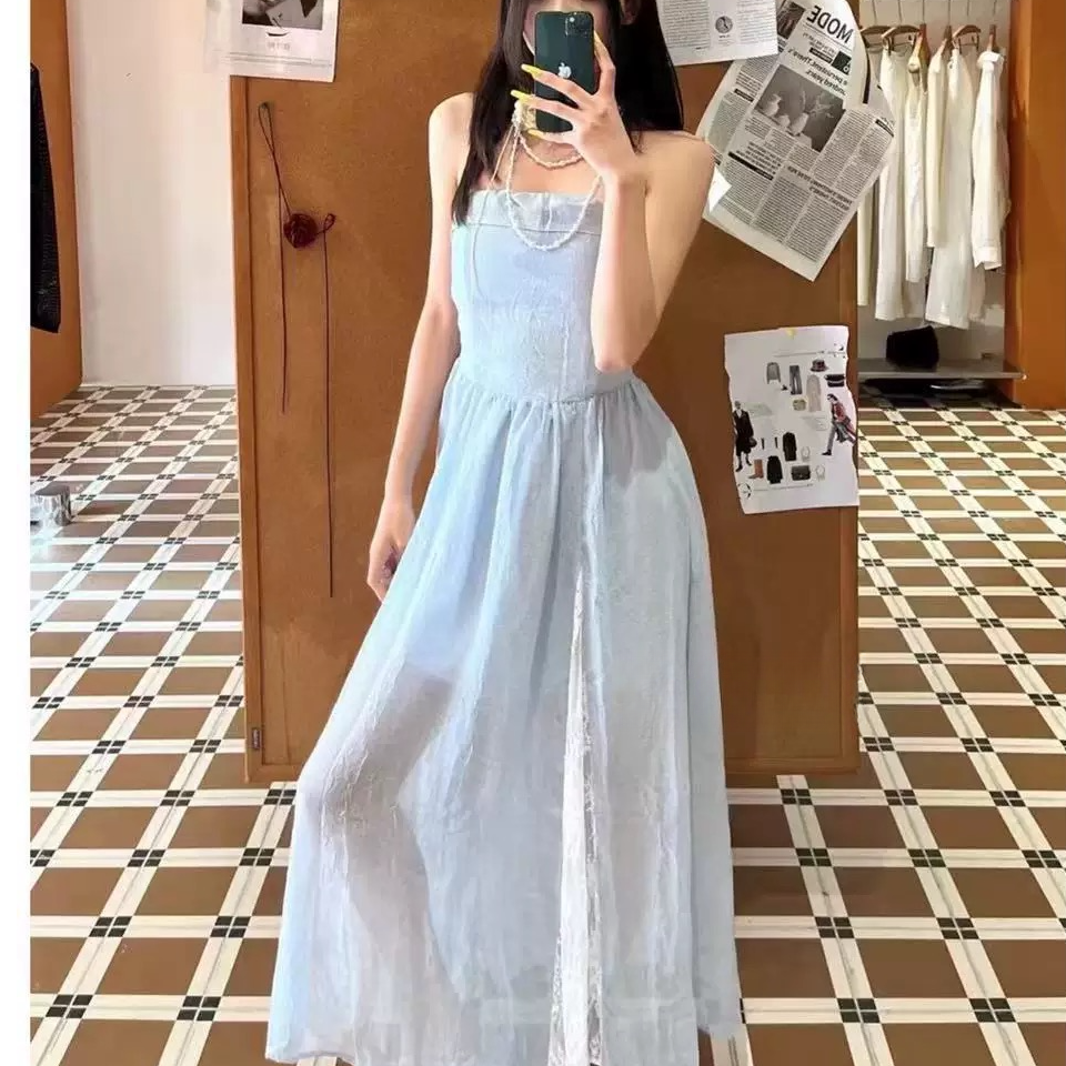 【Z】617/623338/120 时尚抹胸气质显瘦连衣裙