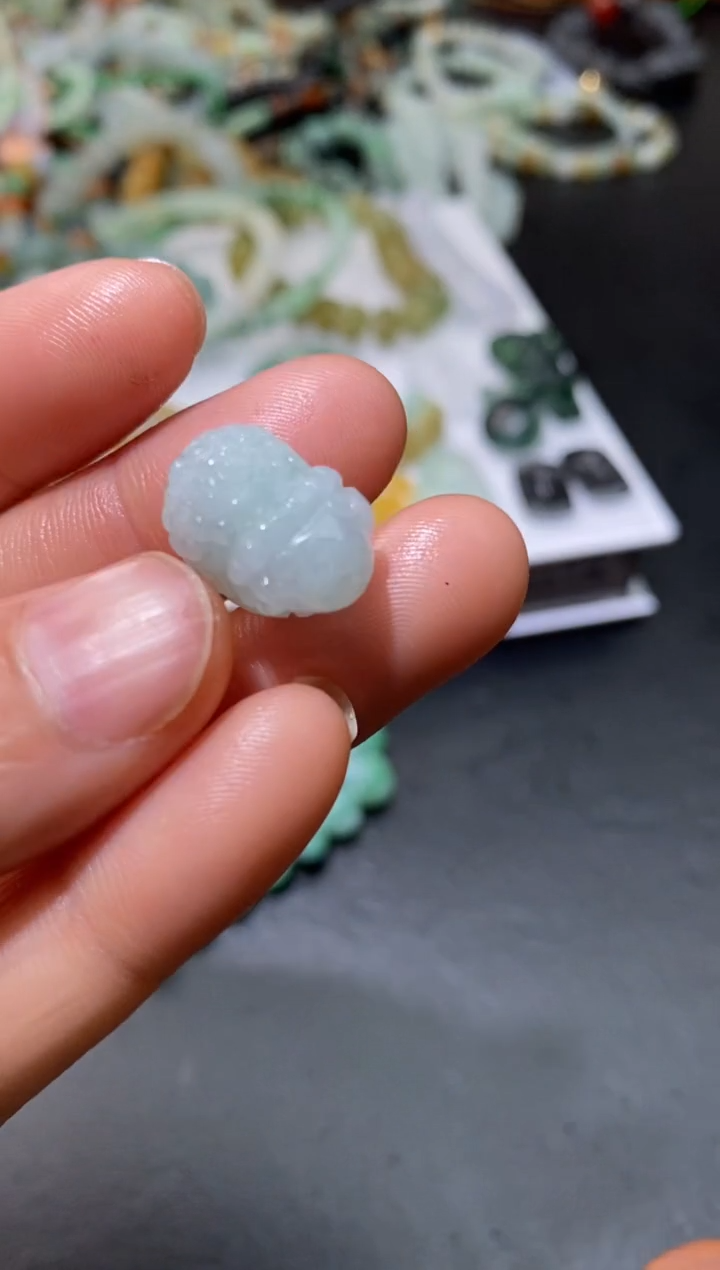 【闪购商品】定制翡翠未镶嵌翡翠毛货~多样性发货一个