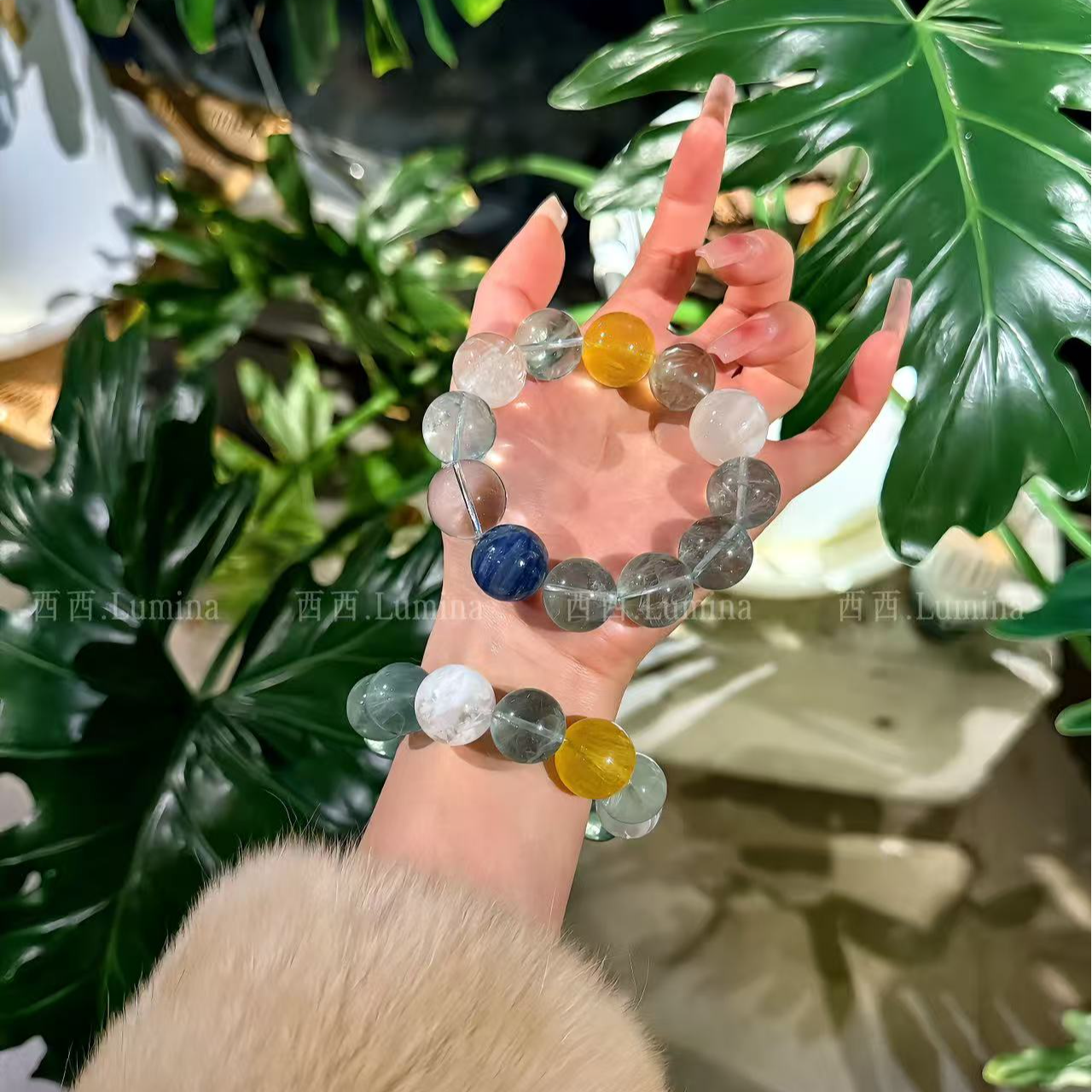 直播间专属-[云淡风轻]   萤石 定制DIY设计多样性发货