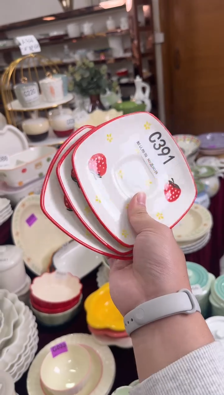 摆件陶C391-3个   仓库微瑕陶瓷清仓福利