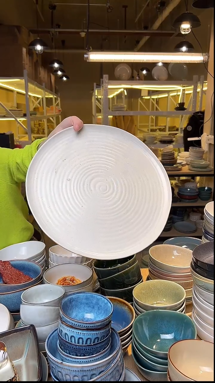 瓷285外贸尾货窑变釉下彩默认瑕疵