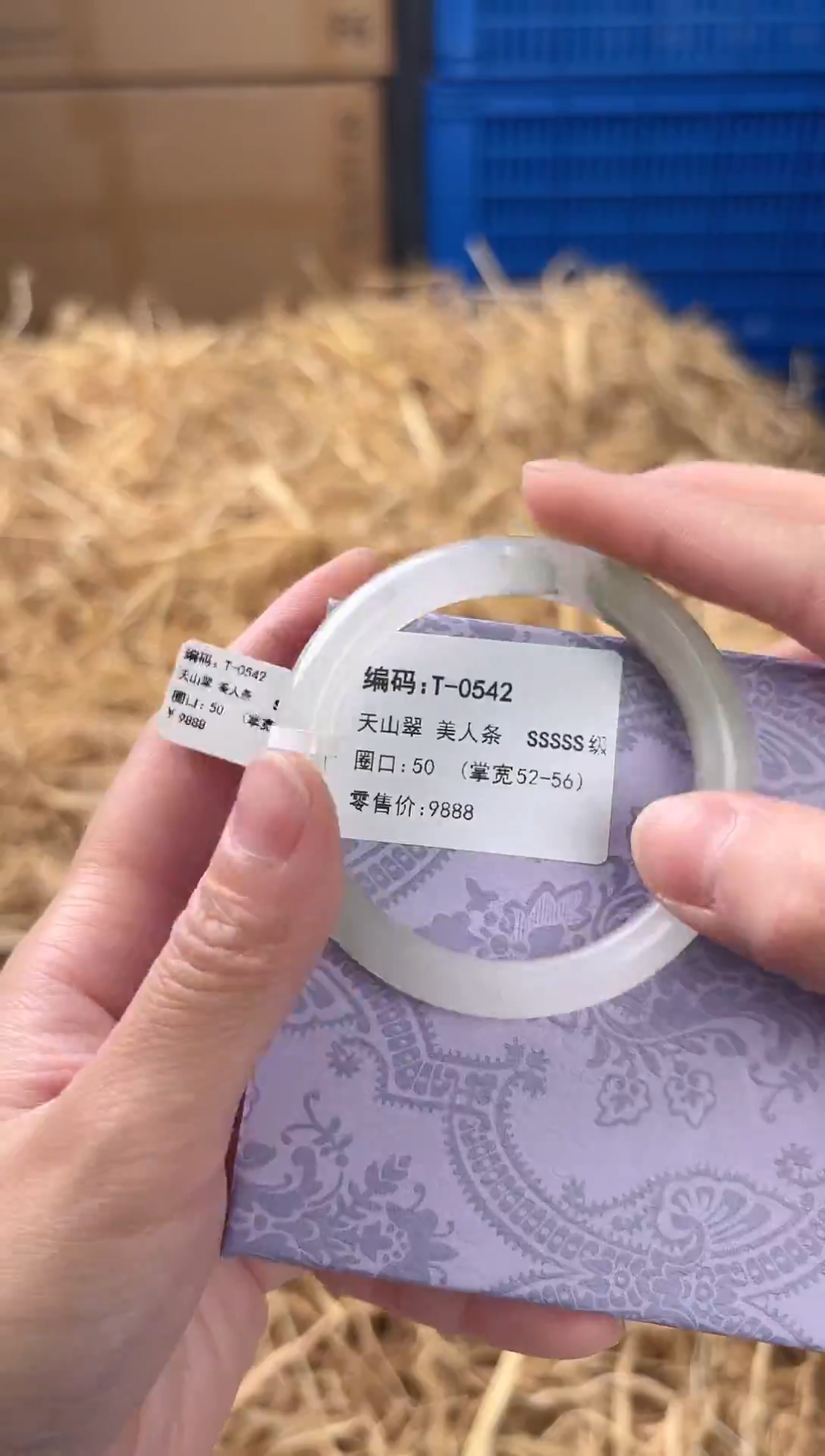 未镶嵌手镯石英质玉T-0542