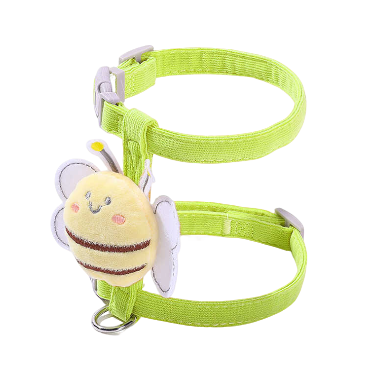 猫咪牵引绳防挣脱外出专用遛猫绳背心式兔子胸背带溜猫神器工字型