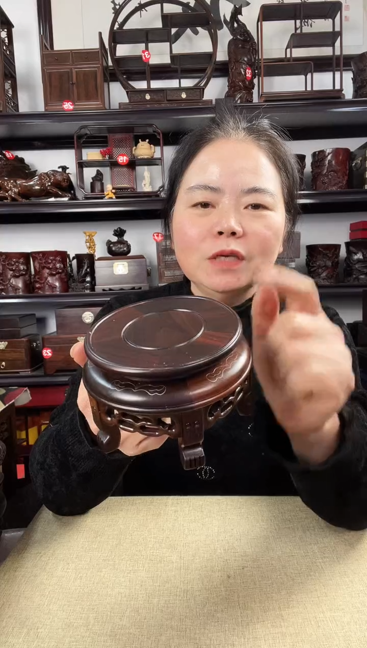 木645瑕疵小号老李红木工艺品