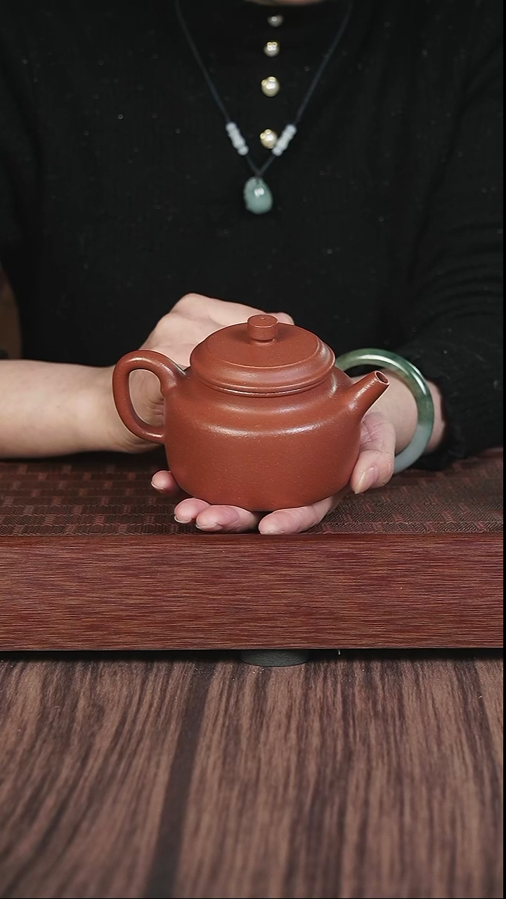 【闪购商品】紫砂茶壶xj  红降坡  德钟