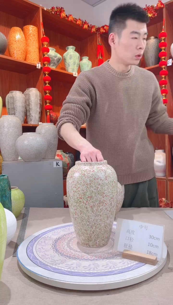 【闪购商品】瓶绿野仙踪 中号 陶瓷花瓶 无花