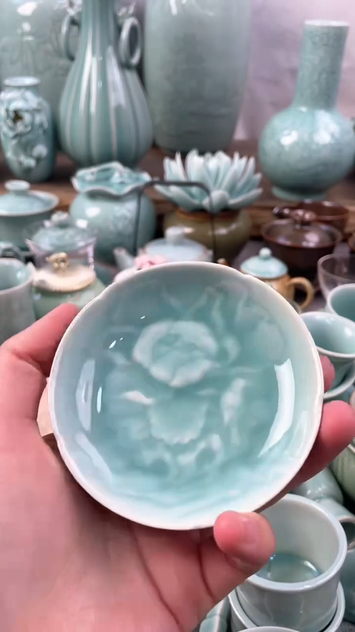 【闪购商品】特价 微瑕 慧仙青瓷