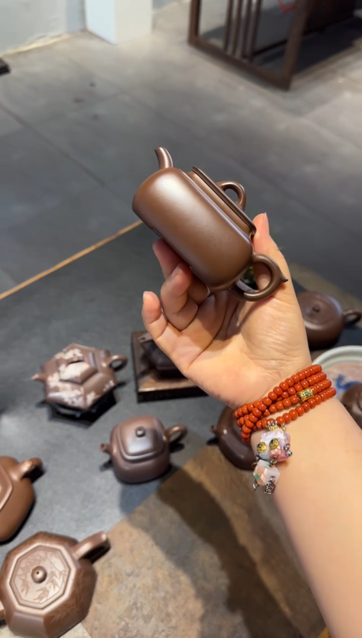 茶壶紫砂长四方 紫砂壶