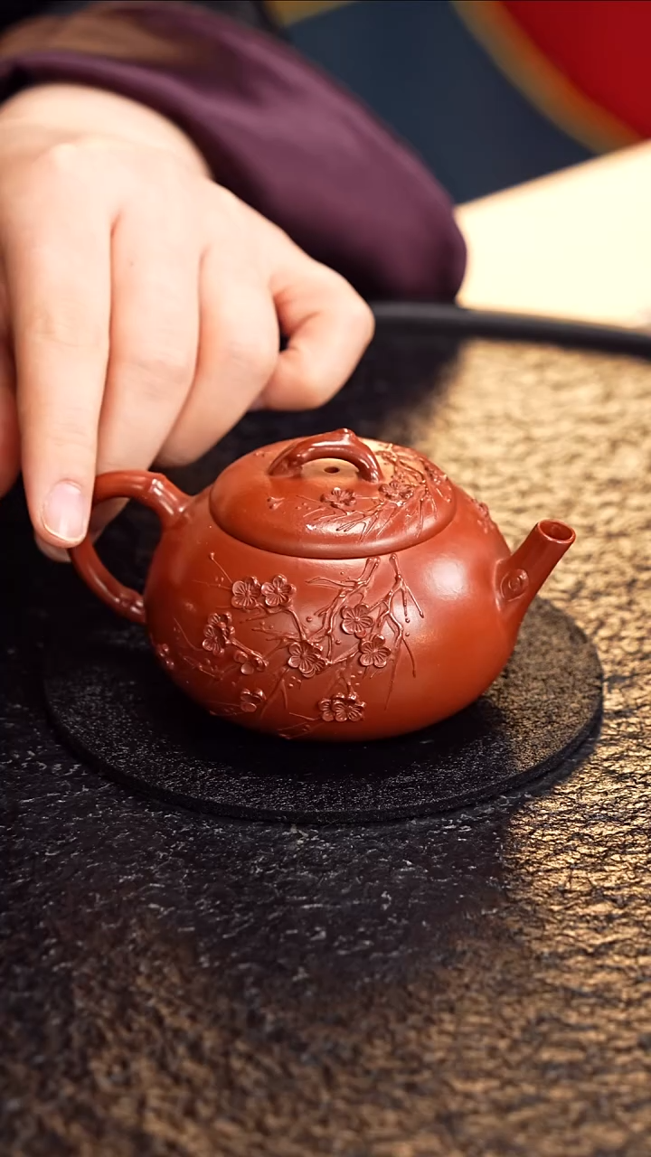 茶壶紫砂DC 紫砂壶11 朱泥 150毫升