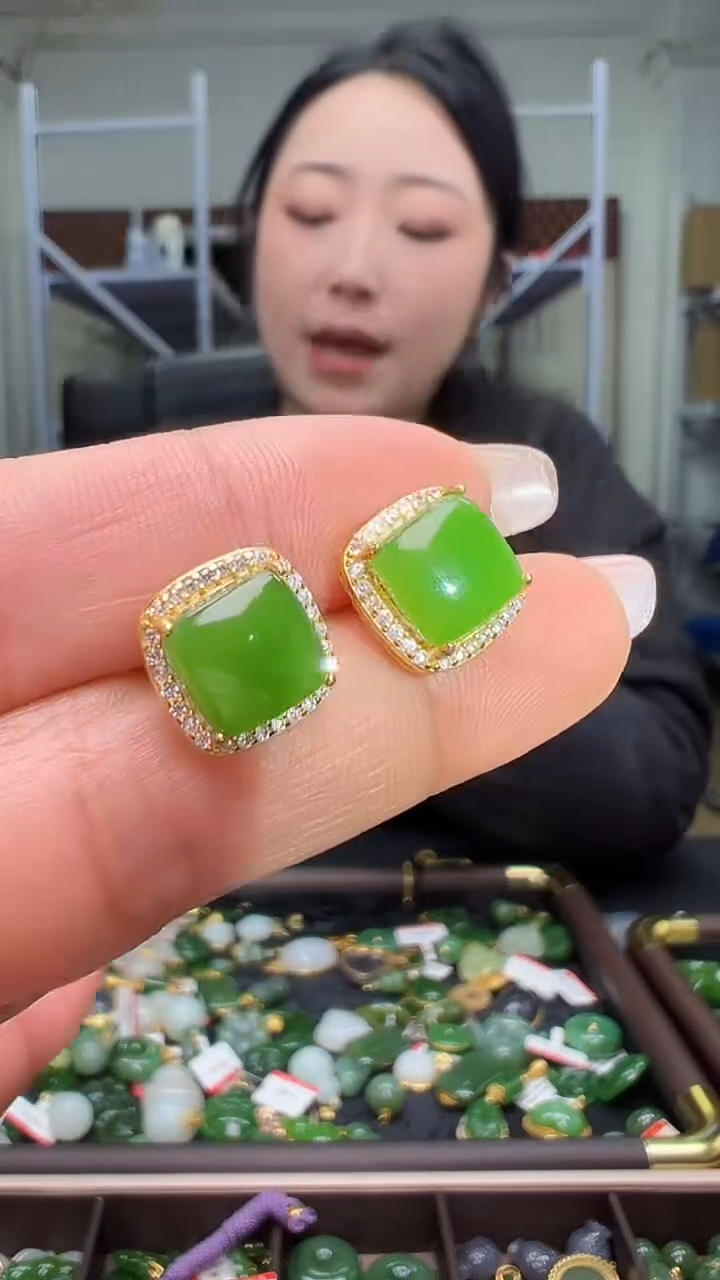 颈饰银S925镶嵌和田玉(多样性发货.发其一)12.24.98