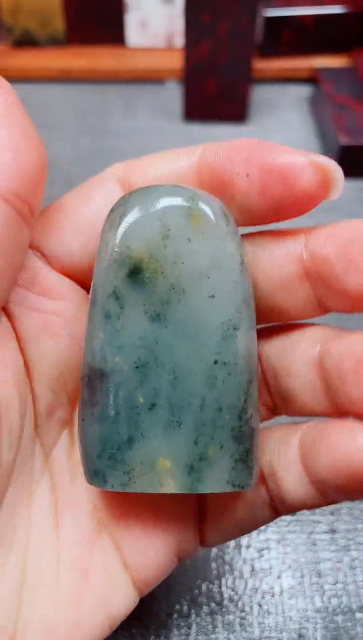 玉桂林鸡血玉素章--35