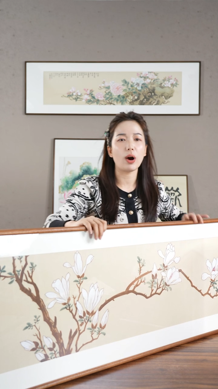 【闪购商品】书法HT白玉兰/48*168   