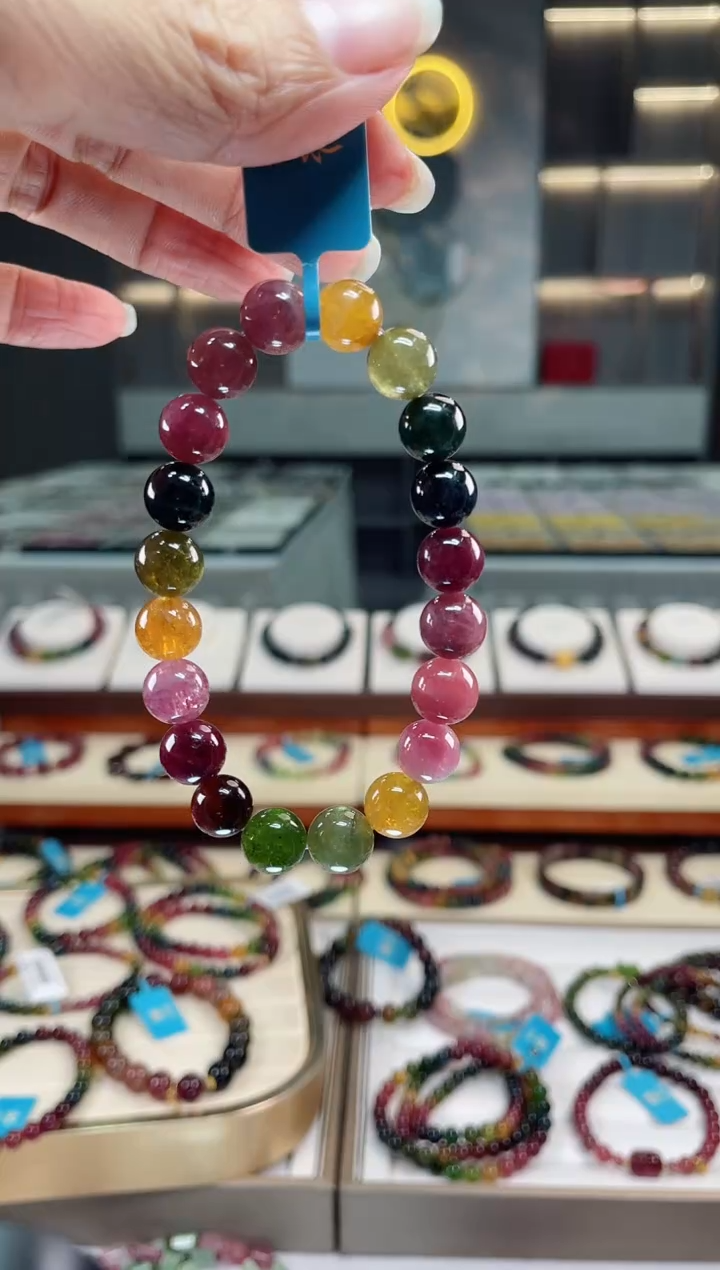 【闪购商品】碧玺单圈手串未镶嵌（多样性发一条）Q