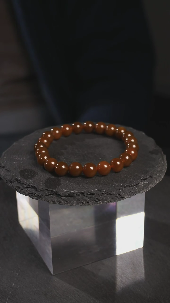 【闪购商品】和田玉手串未镶嵌和田玉全糖单圈卡8