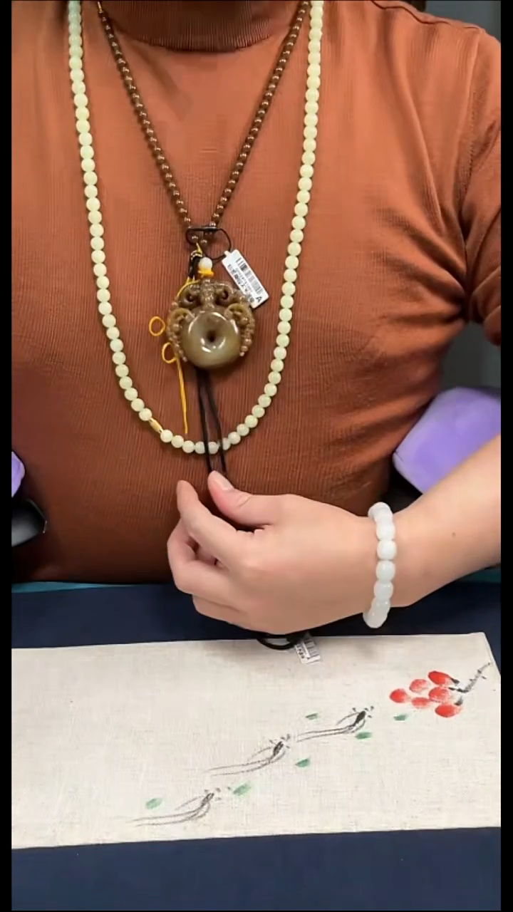 颈饰未镶嵌和田玉大*?12.18WL多样性拍一发一