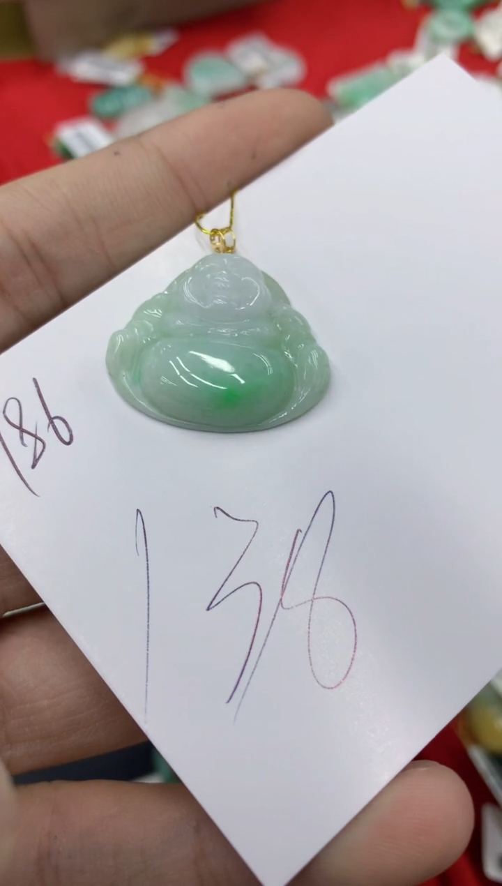 【闪购商品】翡翠颈饰18K金镶嵌号链接111111111