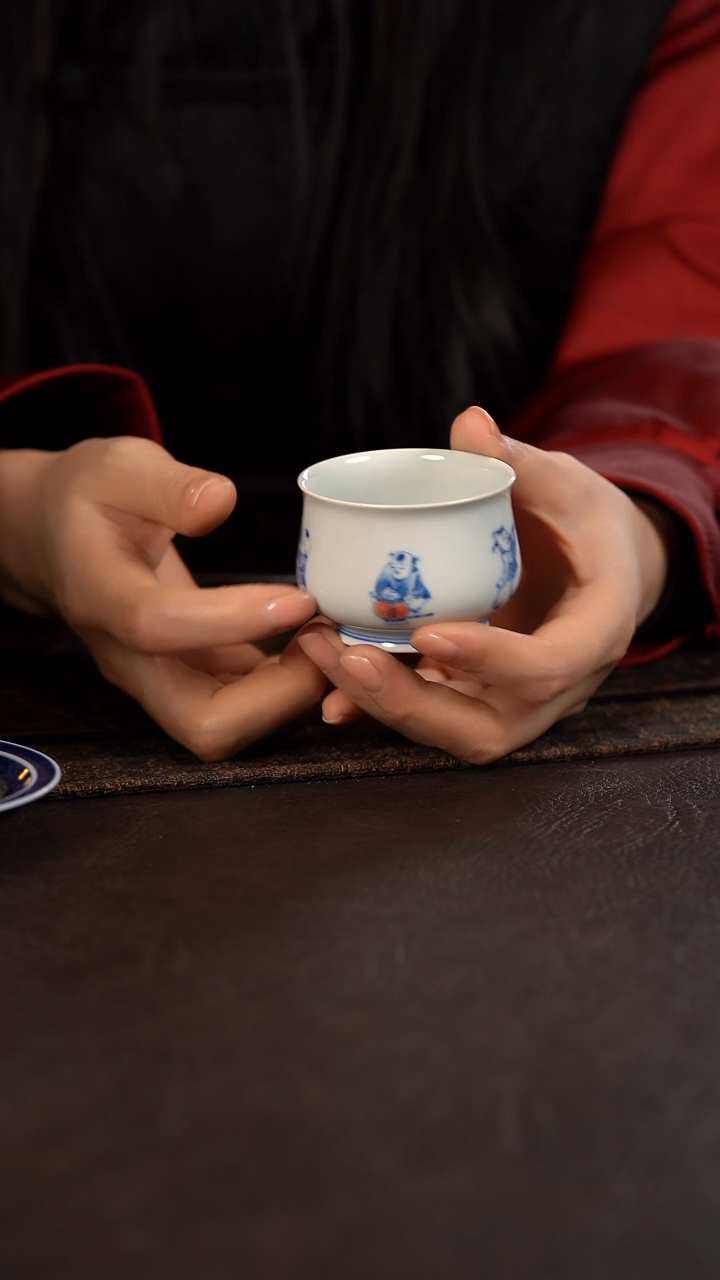 【闪购商品】杯君心福利聚澜堂童子闹春憨憨杯