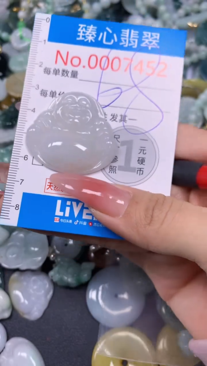 【闪购商品】翡翠颈饰未镶嵌含绳0007452