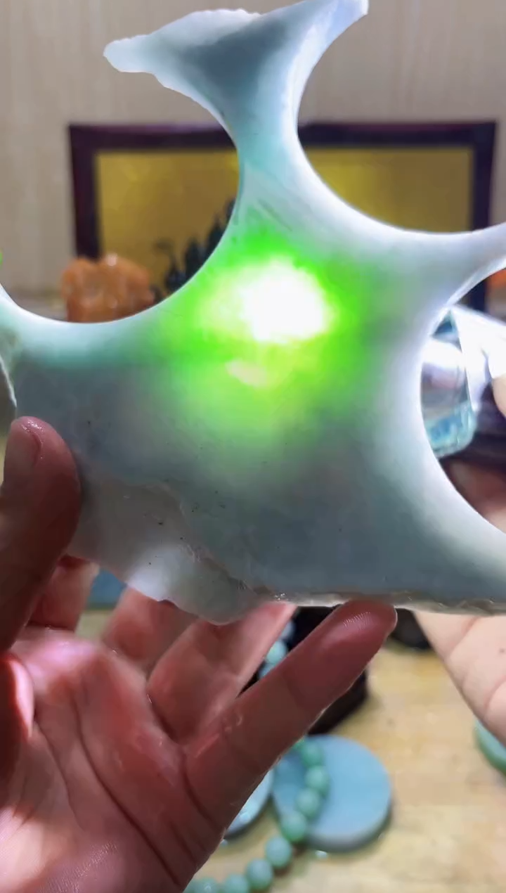 未镶嵌挂件翡翠A货常星5044