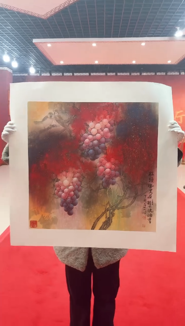 【闪购商品】国画国画道一老师亲笔绘画作品D56