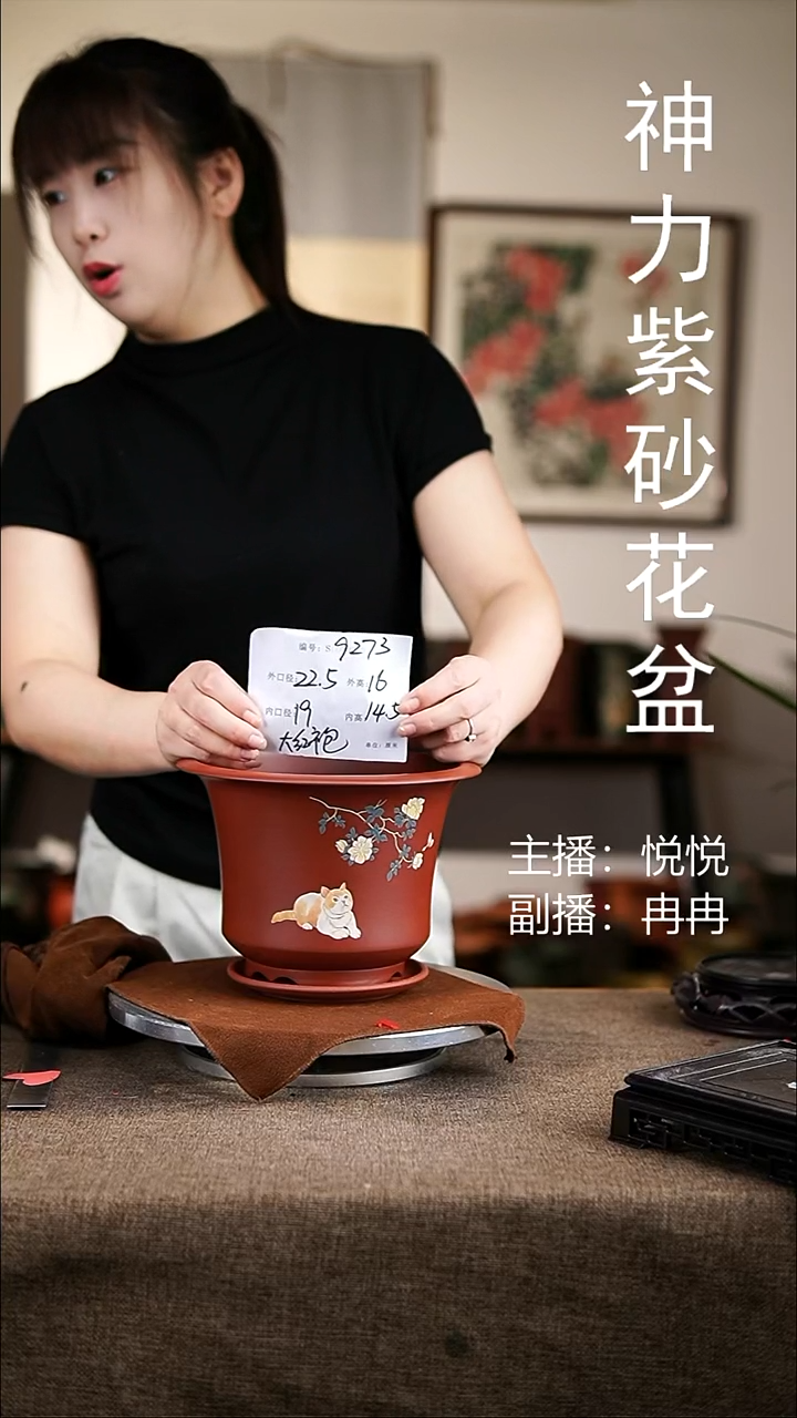 紫砂花盆紫砂花盆9273+z